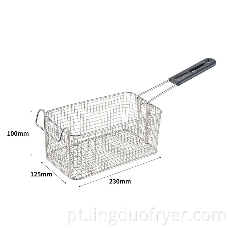 4L electric fryer basket